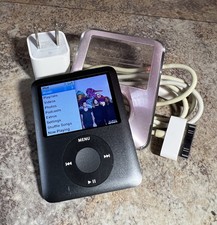 Apple iPod Nano 3a Generazione A1236 - 8GB - Nero - Testato - Caricatore e Custodia Inclusi