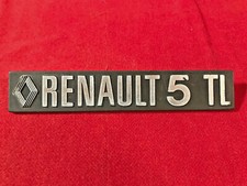 RENAULT 5 TL LOGO SIGLA