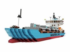 LEGO Exclusive 10155 Creator Expert Sculture Maersk Line Nave Contenitore Età 8+