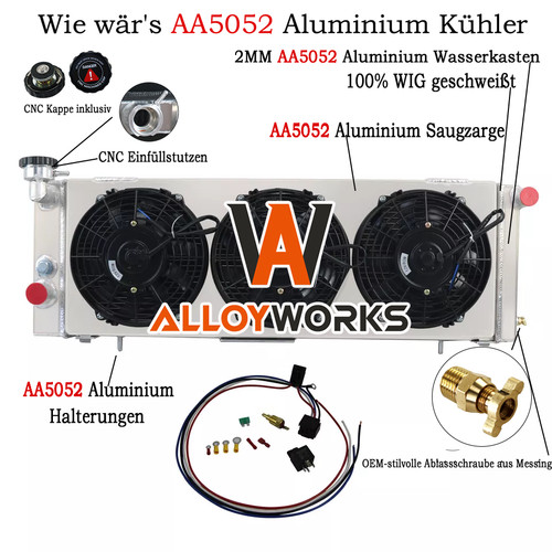 Radiatore acqua alluminio per
