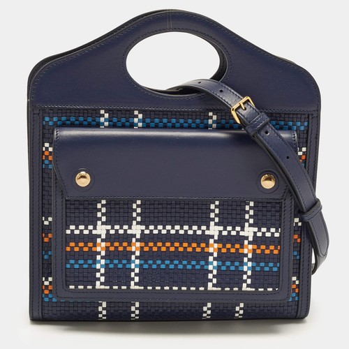 Borsa burberry mini tasca - burberry, blu