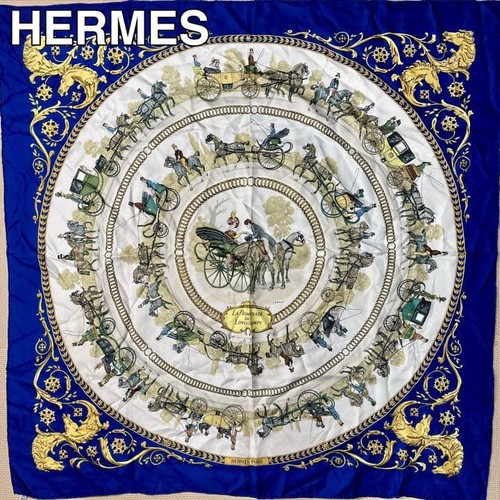 Hermes sciarpa carre seta navy - sciarpa,