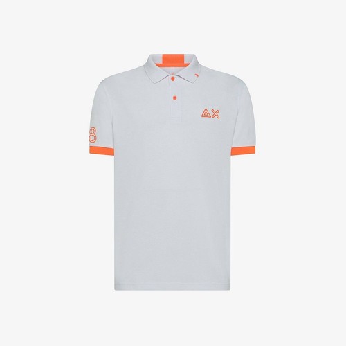 Sun polo big logo - big, fluo