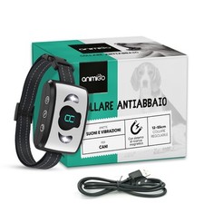 Collare Antiabbaio per Cani Educativo E Innocuo, Collare Cane Vibrazione Con 8 L