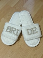 Pantofole da sposa bianche