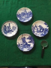 4 Piatti-dec.Delfts Blauw
