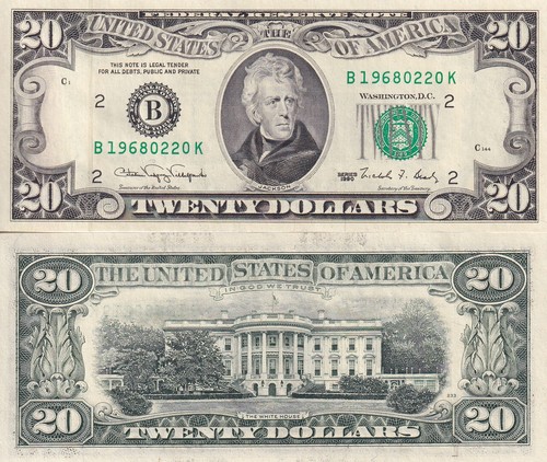 Stati uniti dollari usa - 20,