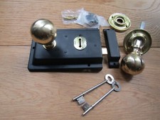 Pomello cerchio porta - porta, ottone