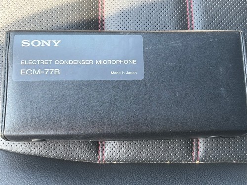Sony ecm 77b - sony, electret