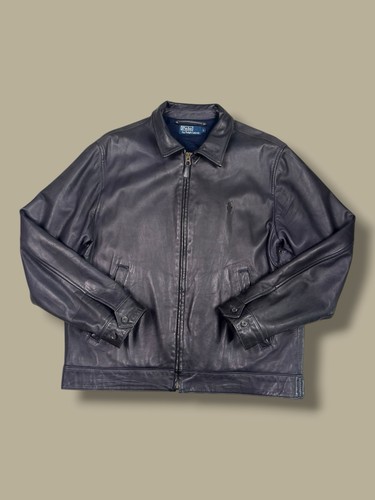 Ralph lauren polo - giacca, pelle