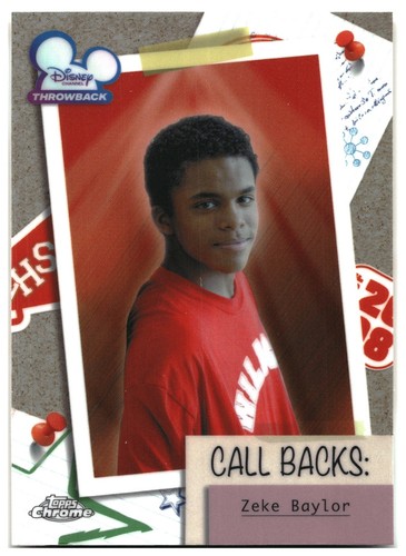 Zeke baylor topps - baylor, chrome