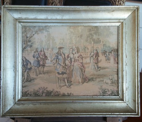 Arazzetto gobelin con cornice - gobelin,