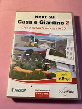 GIOCO VIDEOGIOCO PC NEXT 3D CASA E GIARDINO 2 ITA SENZA MANUALE COMPUTER 