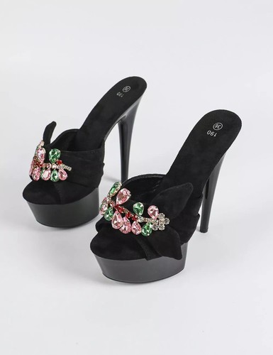 Sandali sabot nero - sabot, cm