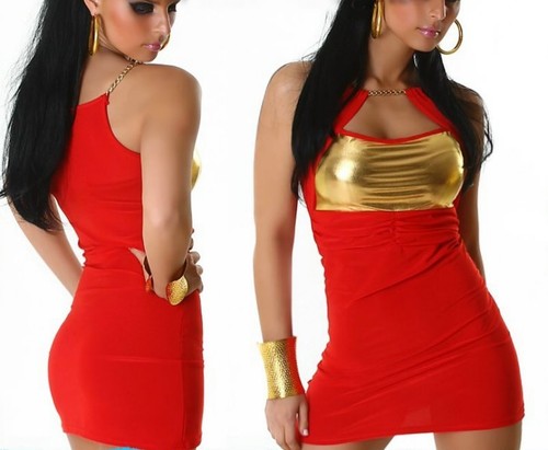 Fashion sexy donna mini abito - mini,