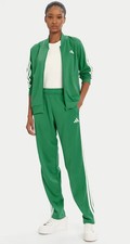 Tuta Donna Adidas Essential 3-Stripes - Verde