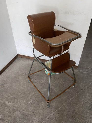 Seggiolone vintage con girello - seggiolone,