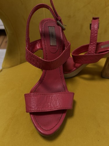 Sandali rossi zara numero 37 - rossi, zara,