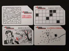 Schede Telefoniche Nr. 4 G "La Settimana Enigmistica" Anno 2002