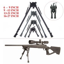 Pivot/Rotante Fucile Bipiede Gamba Regolabile Molla Ritorno per Caccia Tiro