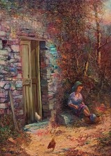 OLD ITALIAN PAINTING COUNTRY