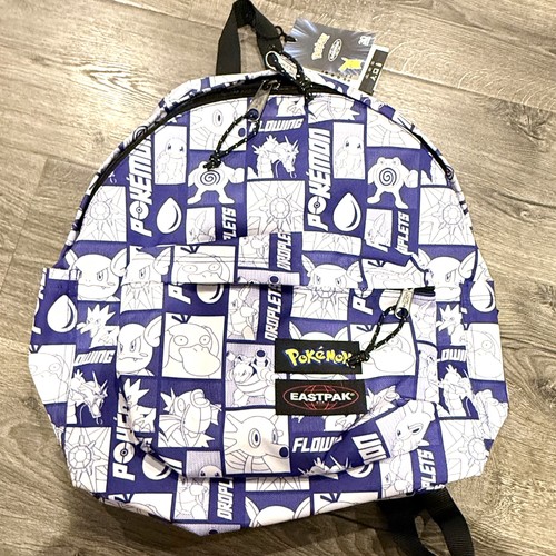 Eastpak pokémon blu bianco - pokémon, blu/bianco