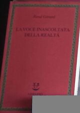libro LA VOCE INASCOLTATA DELLA REALTA' - R.Girard