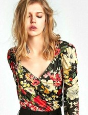 ZARA BODY STAMPATO TOP BODY