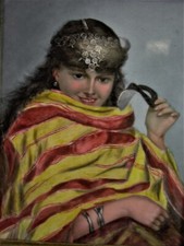 quadro antico in porcellana