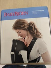 Marsupio baby Bjorn 3.5-11 kg nero comprensivo di manuale d'uso. Scatola orig.