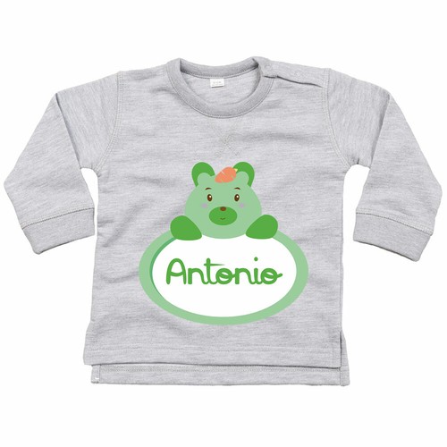 Felpa neonato personalizzata