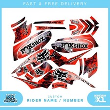 Adatto per Yamaha Raptor 660 quad decalcomanie nome e numero mx vinile laminato