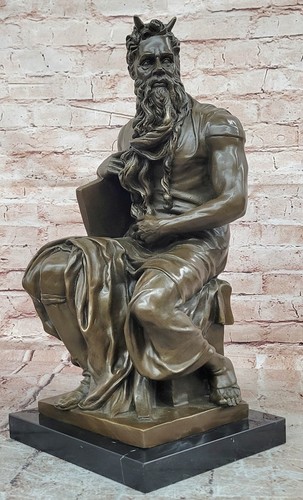 Figura bronzo mosè - in, di