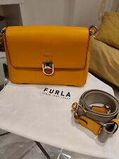 borsa furla since 1927 Italy, colore giallo curcuma, custodia originale 