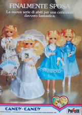 Pubblicità Advertising Werbung Italian Clipping 1982 CANDY CANDY Sposa Polistil