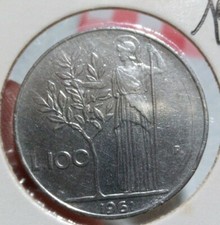 100 LIRE 1961 BB circolata