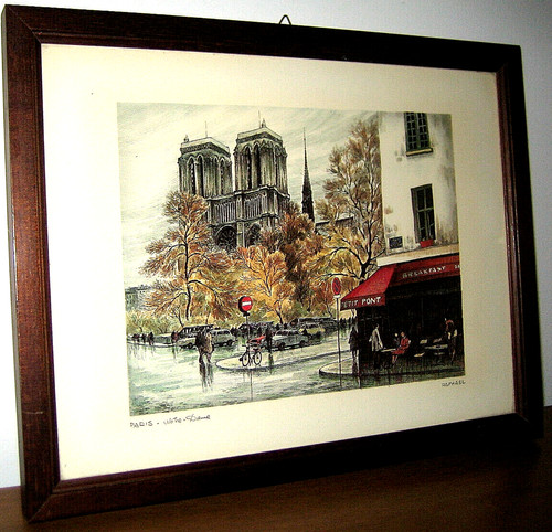 Stampa notre dame parigi - stampa,