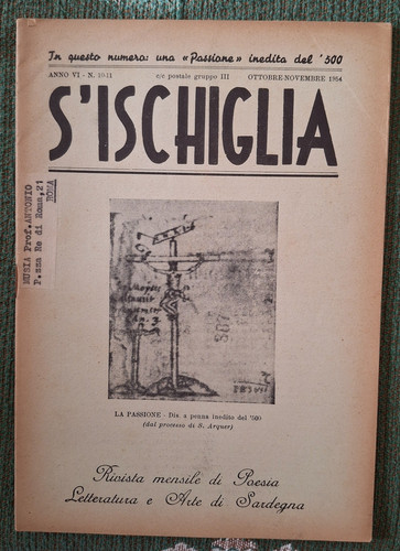 Ottnov 1954 ischiglia - 1954, s'ischiglia