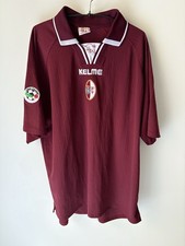 MAGLIA MATCH WORN TORINO 2000/01 MANDELLI KELME INDOSSATA VINTAGE CALCIO