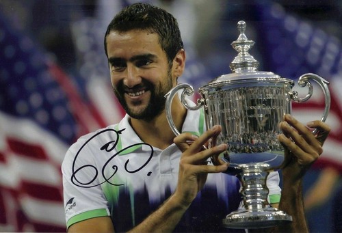 Marin cilic signed 12x8 - cilic, trophy