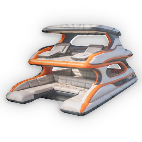 Inflatable yacht custom - yacht,