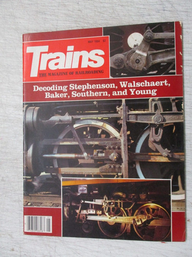 Trains magazine may 1984 - magazine,