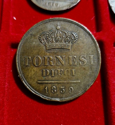 Tornesi 1859 regno di - tornesi,