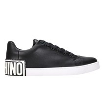 Moschino Couture Big Logo Low Top Black sneakers uomo-IN OFFERTA