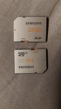 Samsung  16GB SD HC MBSSAGVDQBF-RF + Samsung  2GB SD MBSS2GMAGEAA-J2 USATE
