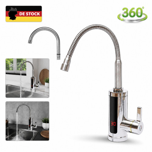 Rubinetto elettrico led 3000w - rubinetto,