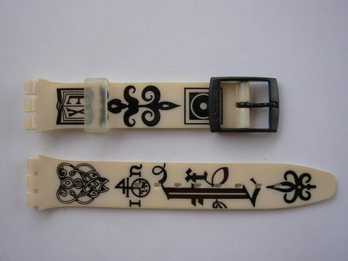 Swatch gent black letter - swatch,