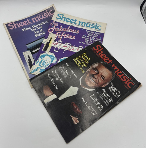 Lot three sheet music - of,