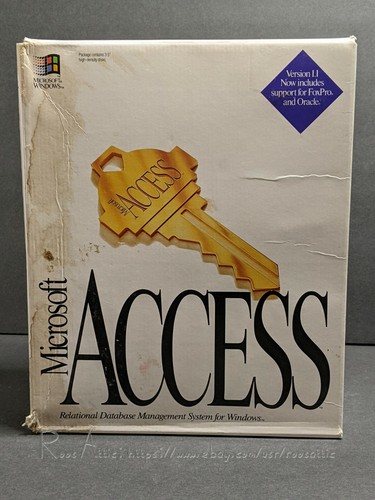Microsoft access versione 1 - versione, 1.1