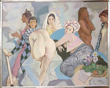 PALAZZI BERNARDINO, "Harem", olio su tela, 1975 - cm 110x135